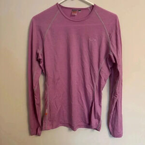 Icebreaker Merino 200 Bodyfit Pink Women's XL Baselayer Shirt